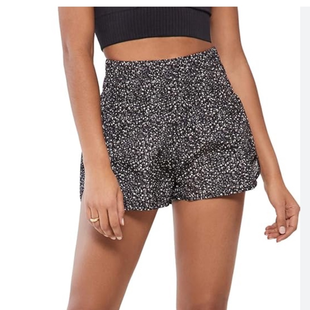 FP Movement The Way Home Printed Running Shorts Stroke of Luck XL